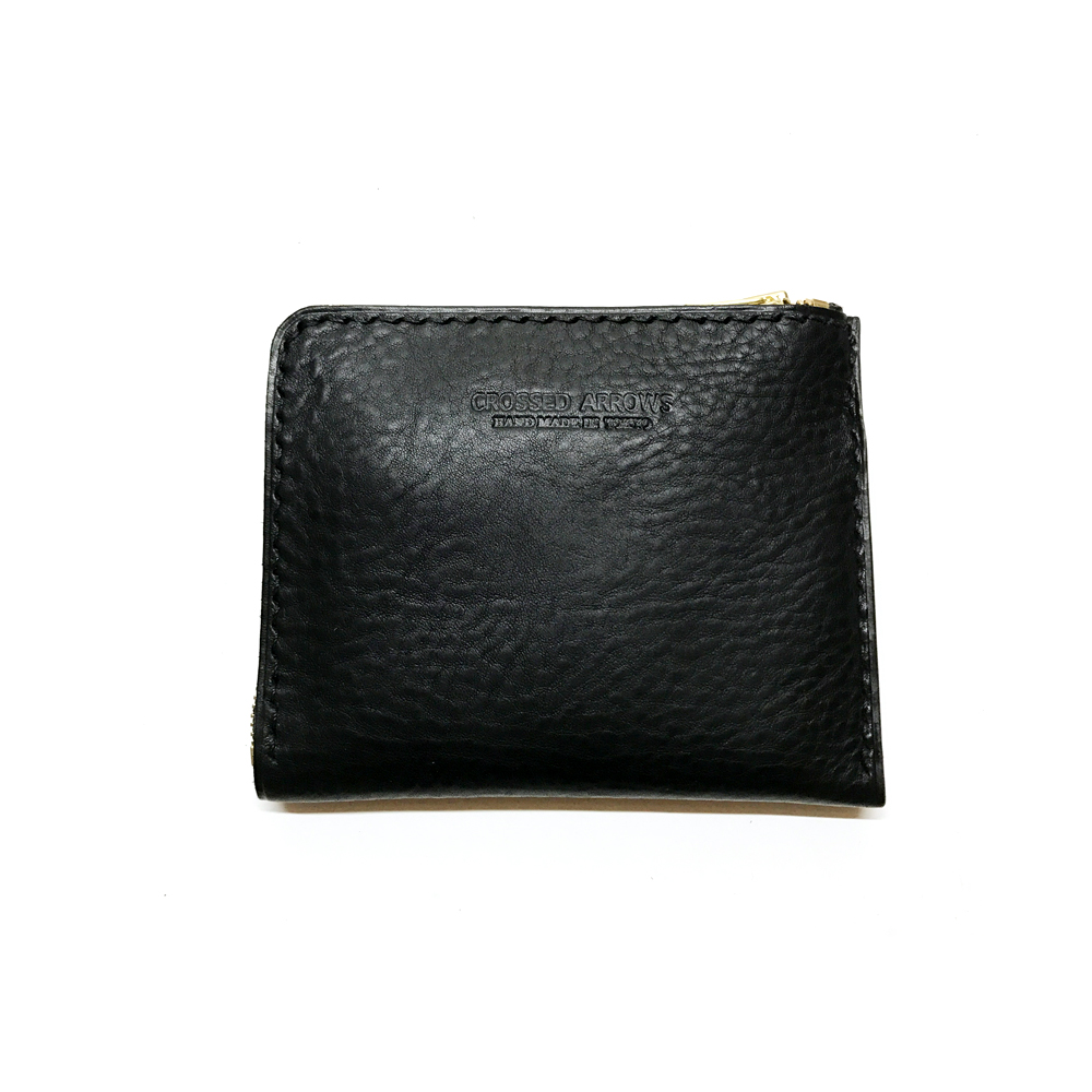 Grain leather L Zip Wallet