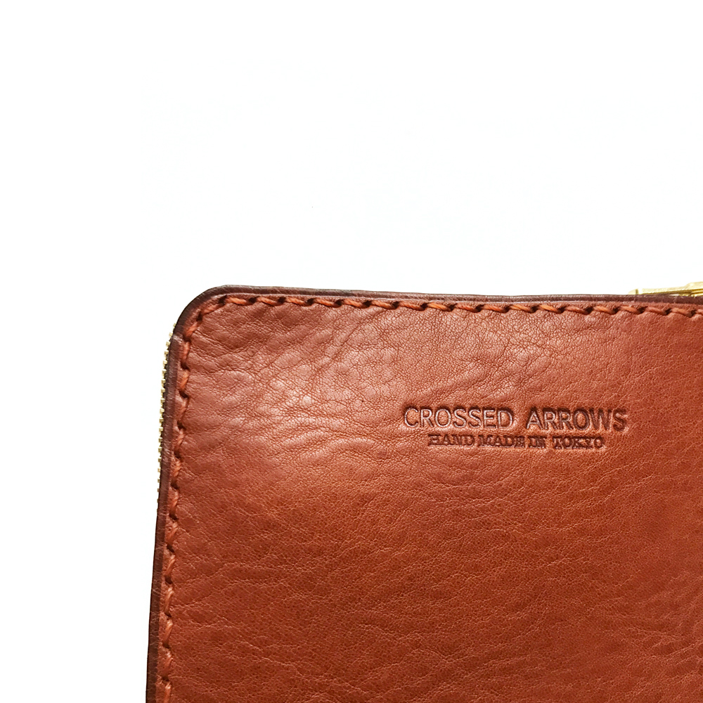 Grain leather L Zip Wallet