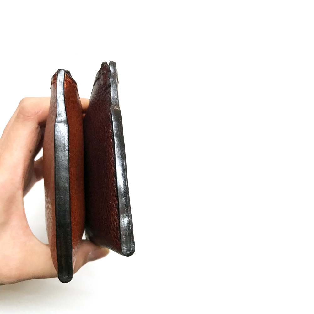 Grain leather L Zip Wallet