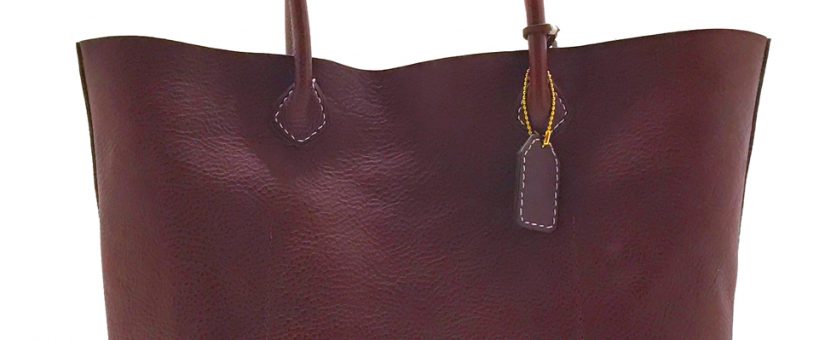 Grain Leather Hand Stitch Tote Bag シボ革 手縫い トートバッグ