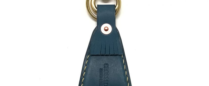 Tochigi Leather kiltie tongue Shoehorn Key holder