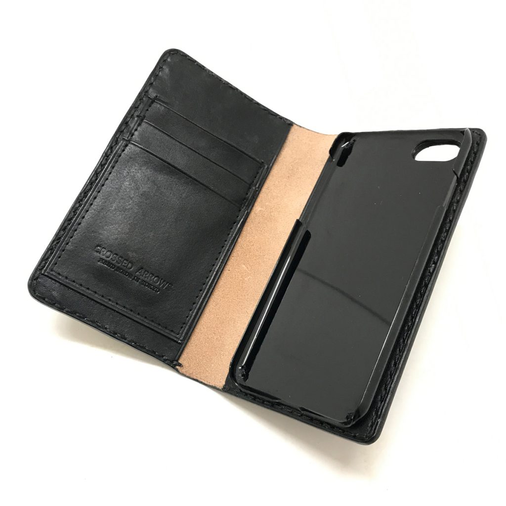 

ANTIQUE DYED LEATHER IPHONE 7&6 CASE BOOK FLIP CARD HOLDER CASE