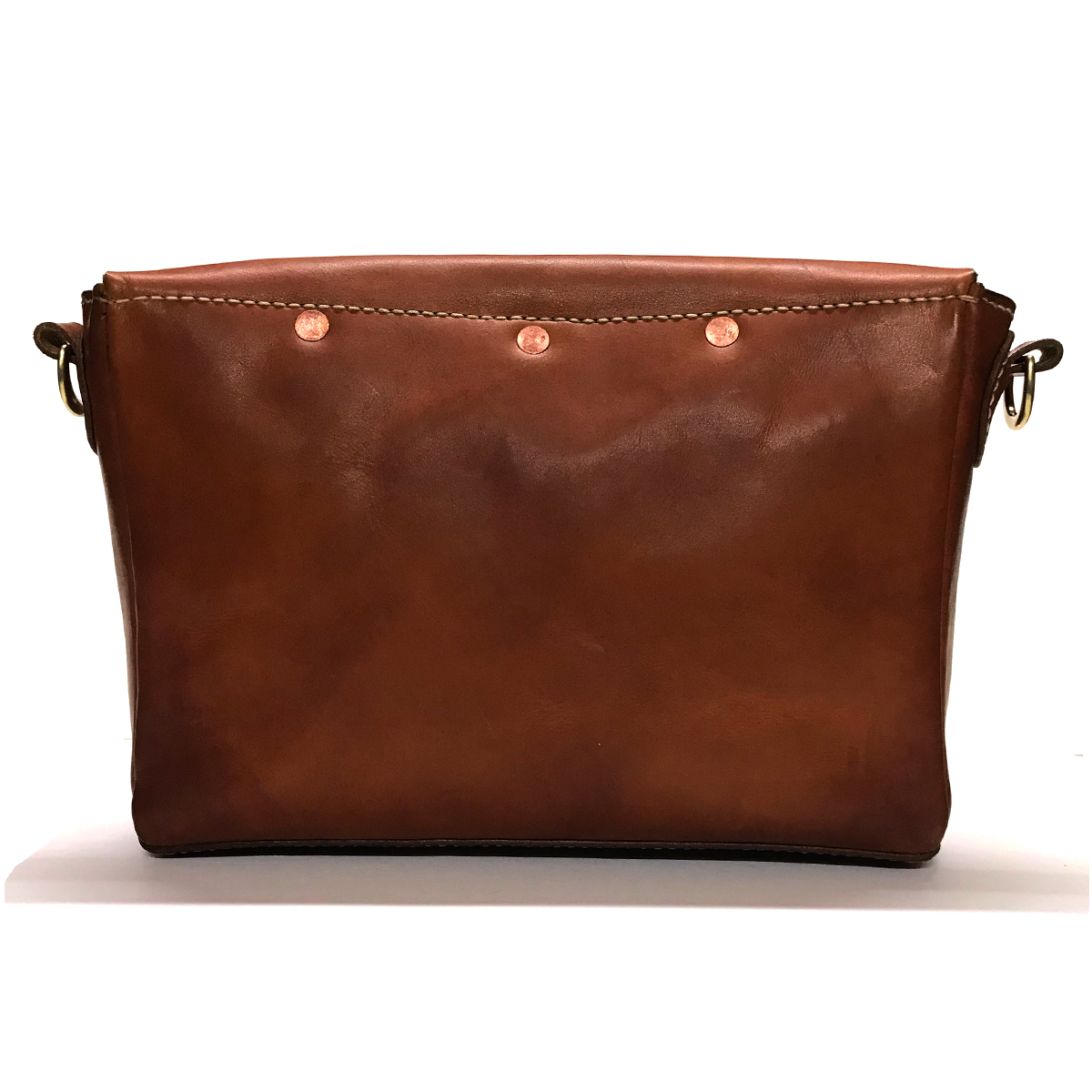 Leather Concho Shoulder Bag Midium