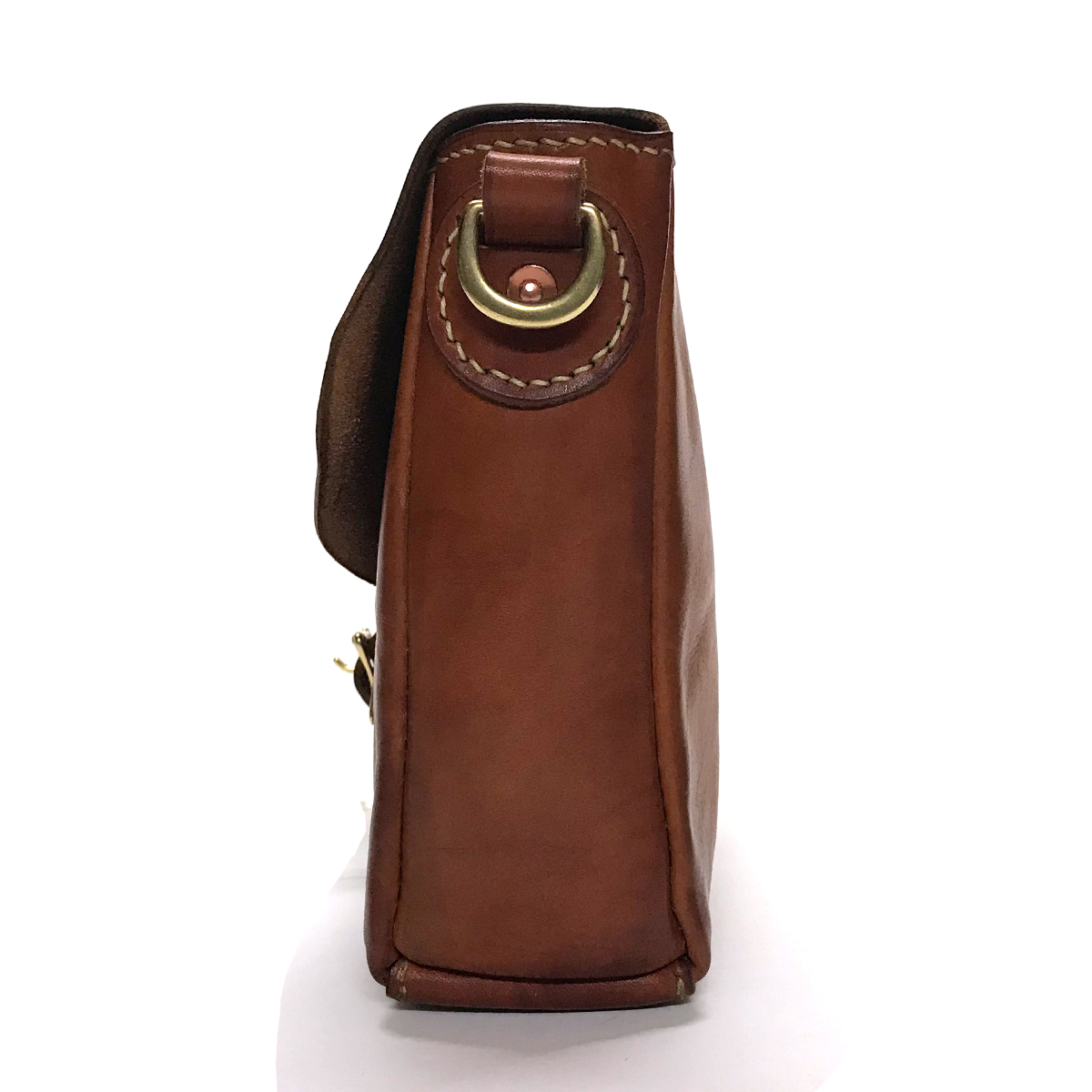 Leather Concho Shoulder Bag Midium