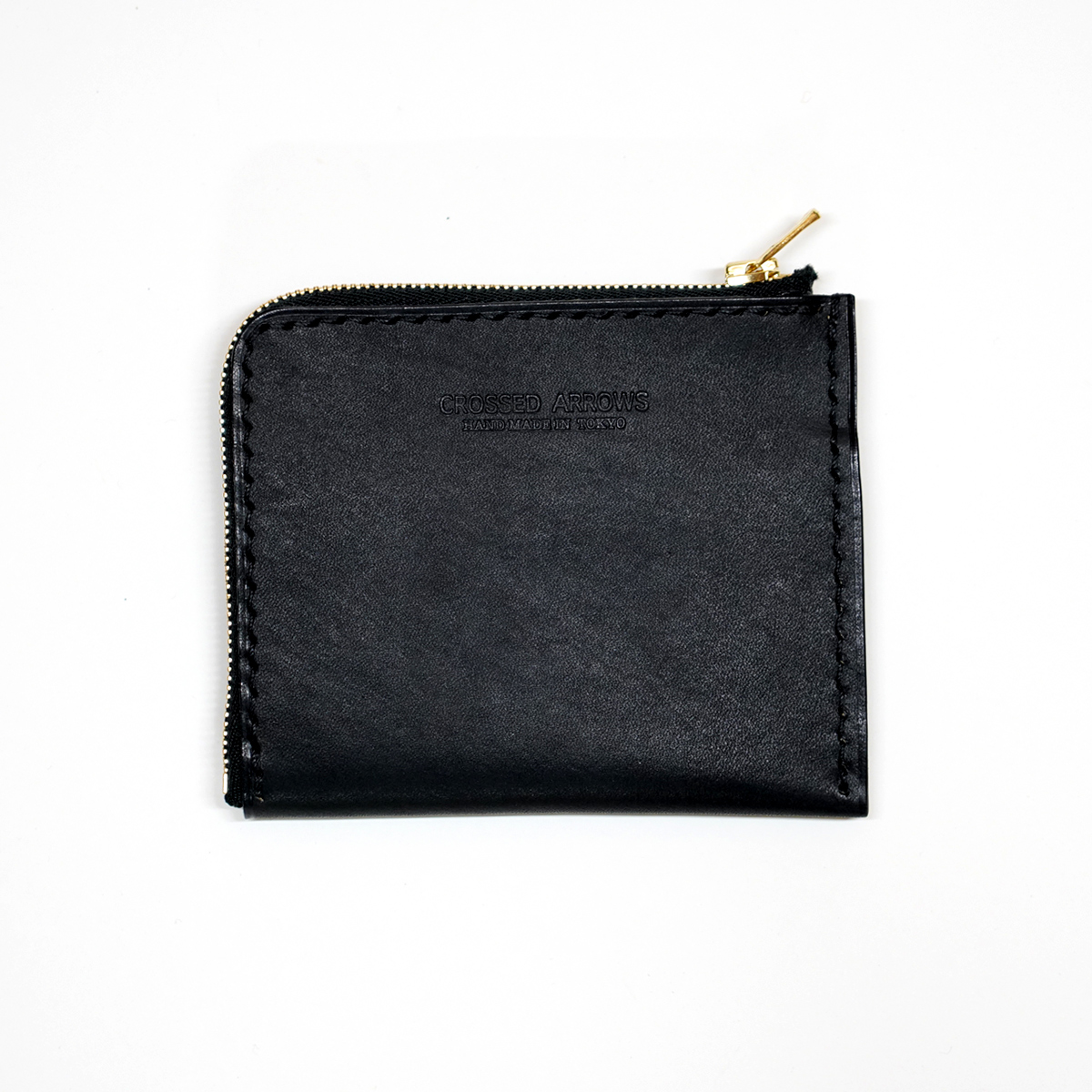 Grain leather L Zip Wallet